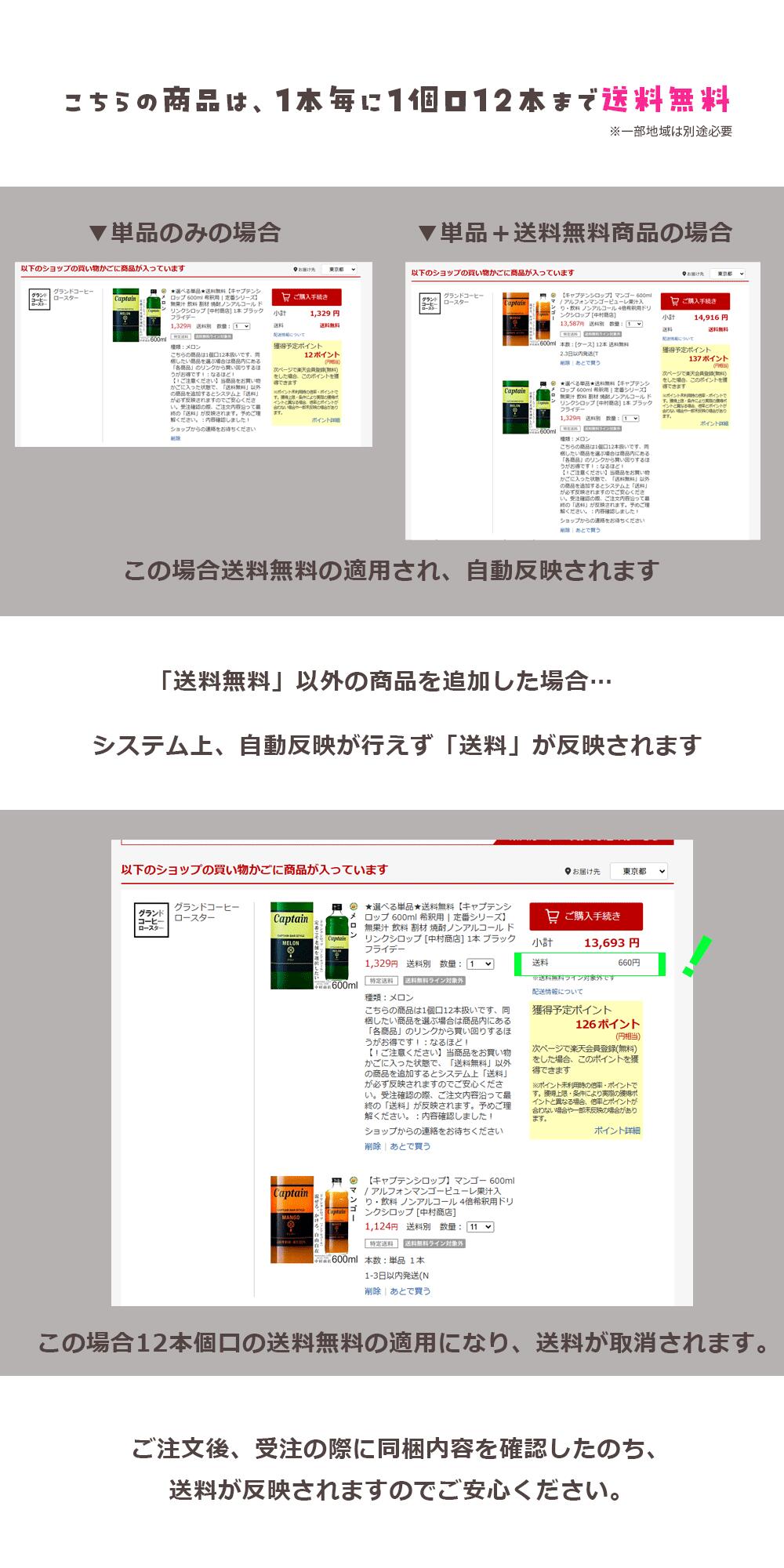 グランドコーヒーロースターの送料無料★選べる単品【キャプテン シロップ 600ml 希釈用 | 定番シリーズ】無果汁 飲料 割材 焼酎ノンアルコール かき氷シロップ ドリンクシロップ [中村商店] 1本 ブラックフライデー｜アングル3