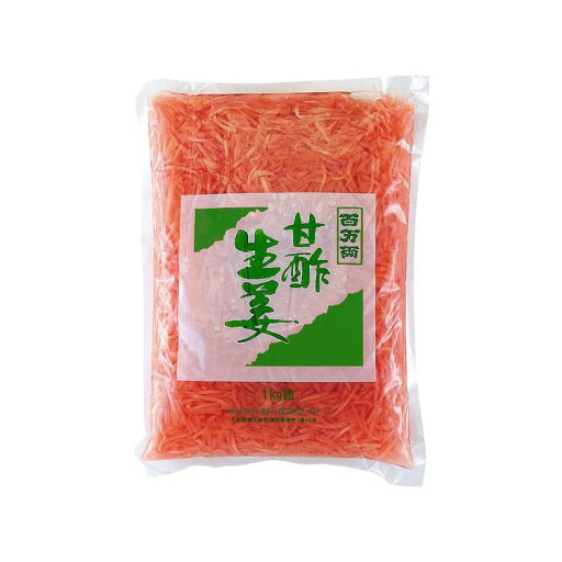 ケース【ジーエスフード】百万両 甘酢生姜 千切 1kg 10袋入/業務用食品材料 ケース【ジーエスフード】百万両 甘酢生姜 千切 1kg 10袋入/業務用食品材料