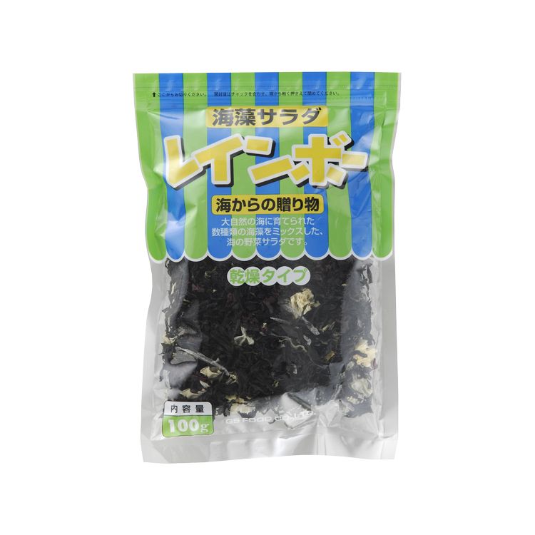 【ジーエスフード】海藻サラダ(レインボー） 100g 単品／業務用食品材料