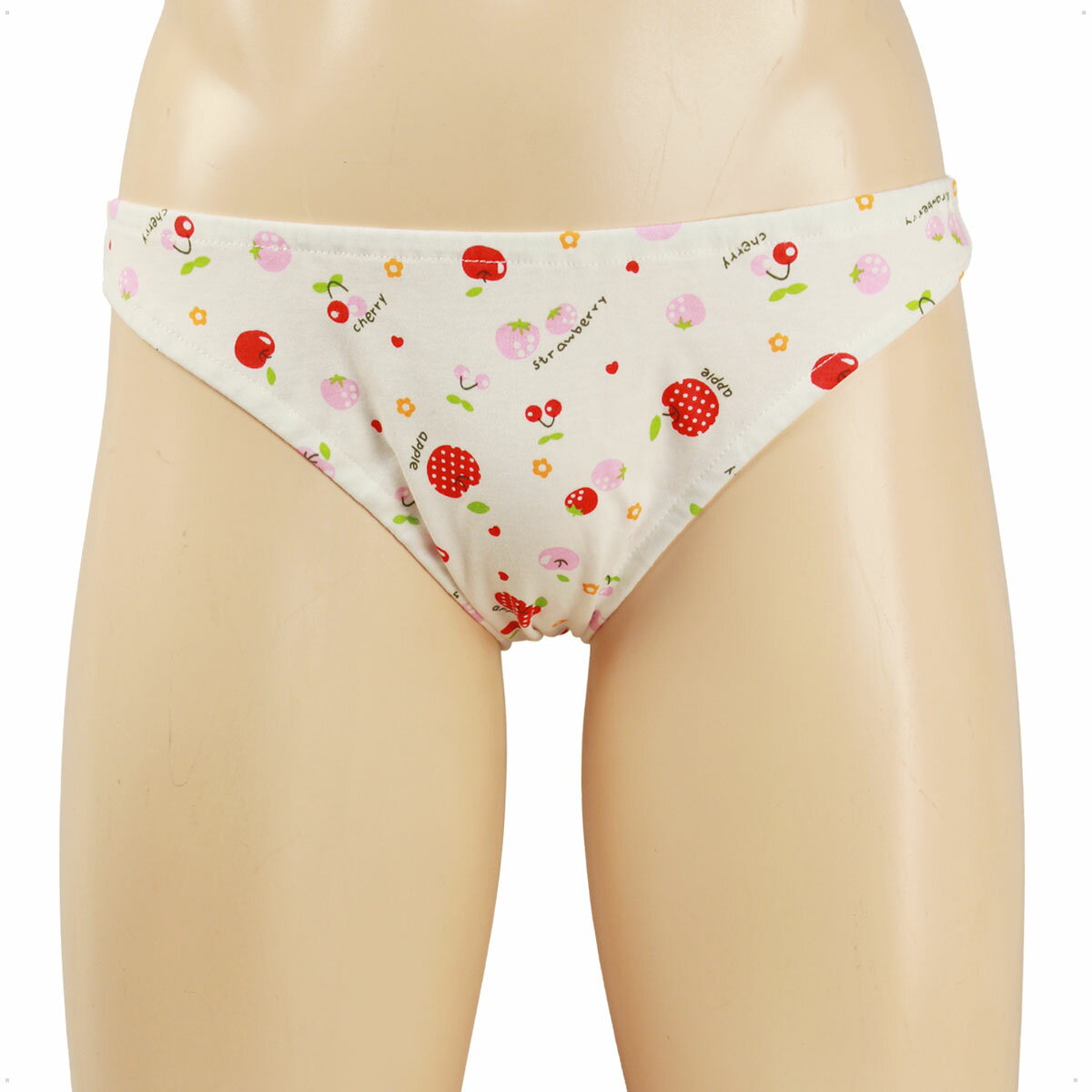 【2602新作】メンズ フルーツプリント スムースニット インゴム ショーツ パンティ 男性 下着 インナー ビキニ かわいいパンツ 小さい 大きいサイズ 2602n【当店オススメ】