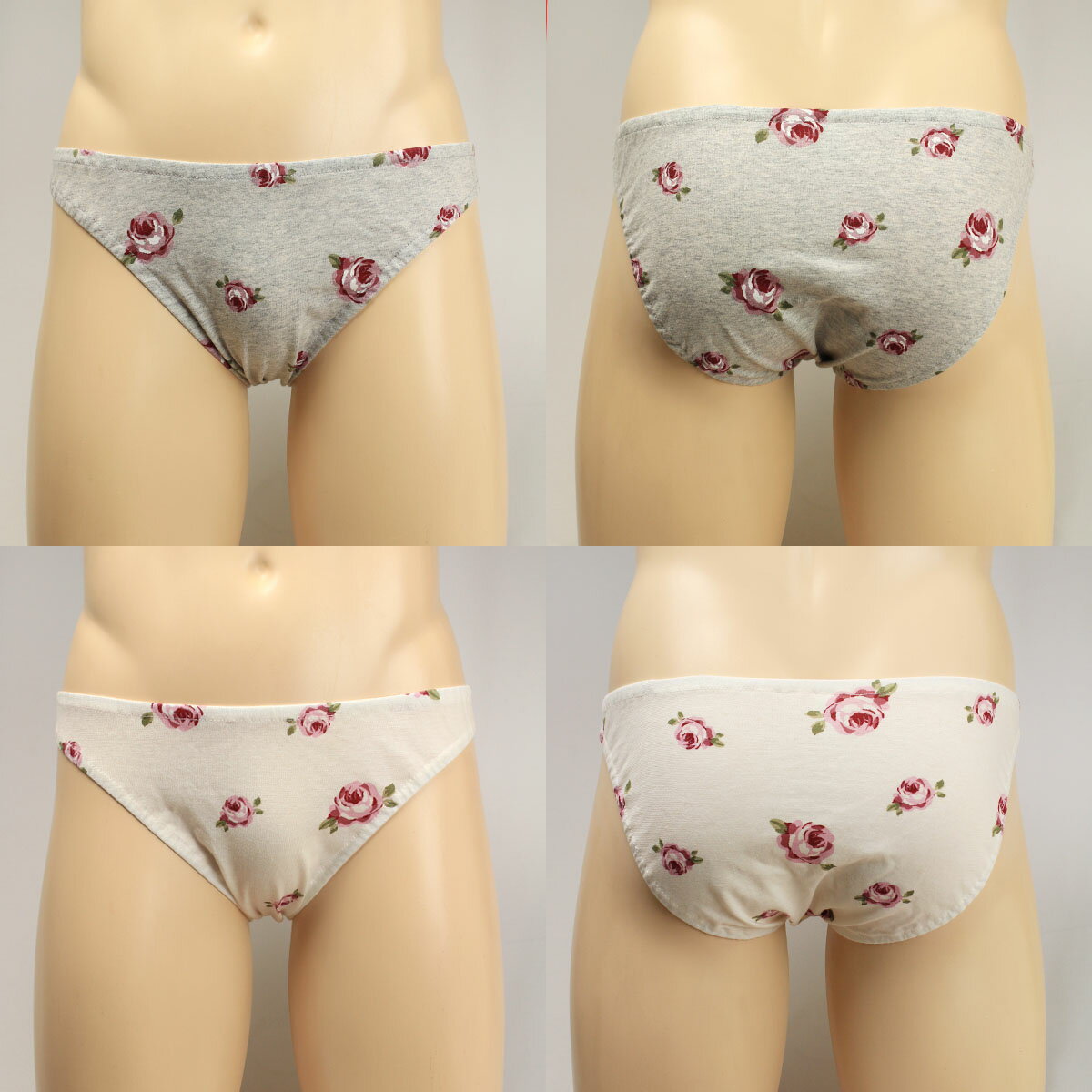 メンズ バラ柄 天竺ニット インゴム 綿 スキ...の紹介画像2