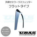 オーバーフェンダー 汎用 ワークスフェンダー 送料無料 70mm 左右 セミワークスフェンダーフラットタイプ URAS
