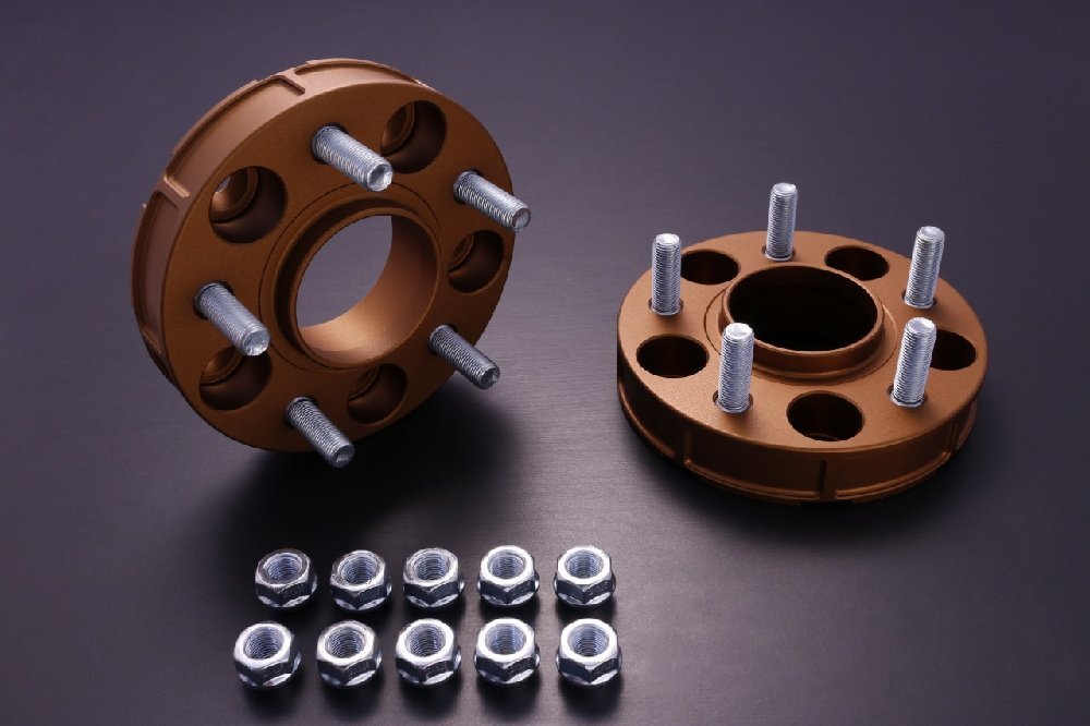 樂天商城 - ワイドトレッドスペーサー　ハブ専用モデル（ブロンズ/30mm）