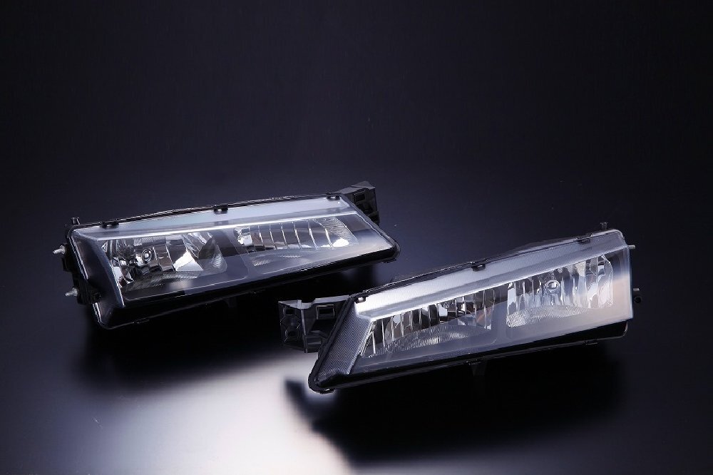 乐天商城 - NISSAN S14後期　クリスタルヘッドランプ（ブラック）SET