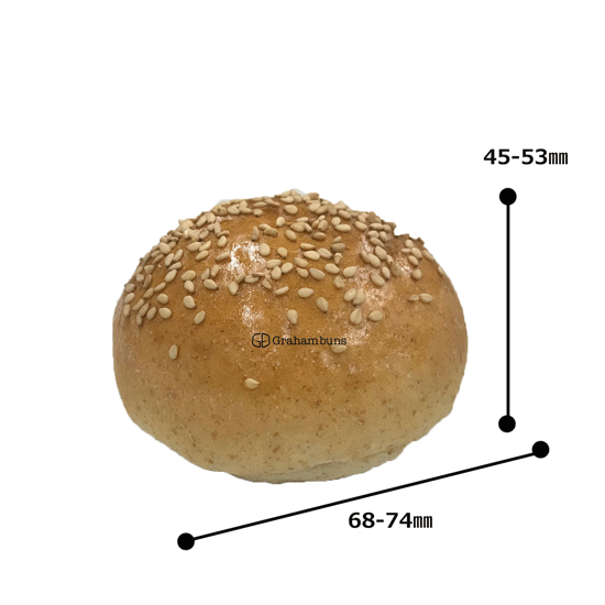 ハンバーガー用グラハム《ゴマ付》ミニバンズ《冷凍出荷》