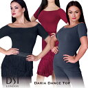 社交ダンス 衣装 社交ダンス衣装 トップス 練習着 レッスンウェア DSIロンドン DSI London ダリア・ダンストップ レディース 女性 XXS-L ブ...
