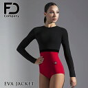 社交ダンス 衣装 トップス 練習着 レッスンウェア 社交ダンス衣装 黒 FD Company FDカンパニー エバ・ジャケット モダン ラテン スタンダード ダ...