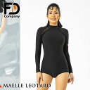 社交ダンス 衣装 トップス レオタード 練習着 レッスンウェア 社交ダンス衣装 黒 FD Company FDカンパニー マエル・ダンスレオタード モダン ラテ...