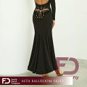 社交ダンス 社交ダンス衣装 モダン スカート 練習着 レッスンウェア FDカンパニー アスタ・ボールルームスカート FD Company ダンス 黒 レディース...