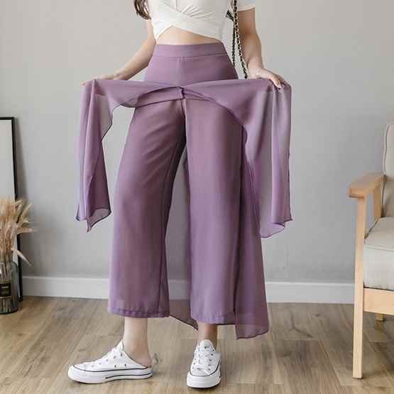Rakuten - レディース パンツ ボトムス フレア ワイドパンツ ワイド 薄手 大人可愛い きれいめ シンプル カジュアル 上品 おしゃれ かっこいい こなれ感 ラフ 個性的 クール モード系 エレガント モダン 主役級 存在感 都会的 ベーシック ナチュラル 無地 春 夏 デート お出かけ