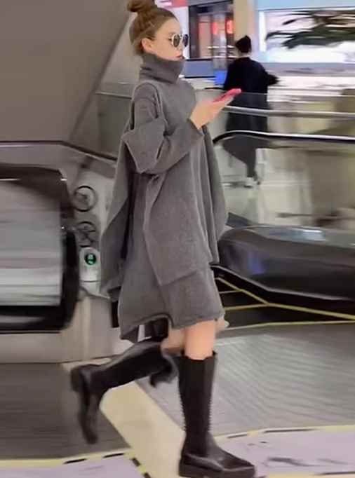 レディース ワンピース ニット セーター セットアップ ニットワンピ ショール ミニ 丈長 長袖 ラウンドネック タートルネック ストレート アシンメトリー フェミニン リブ 中厚手 リブニット ウール 大人可愛い カジュアル 上品 こなれ感 ラフ 個性的 モダン 主役級