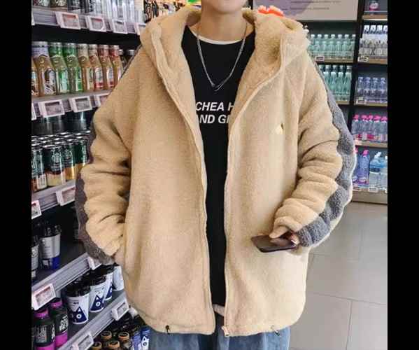 樂天商城 - メンズ 男性用 男女兼用 ユニセックス レディース コート アウター 上着 ウール ミドル丈 長袖 ファスナー ポケット フード コットン かわいい シンプル カジュアル おしゃれ ルーズ キュート ナチュラル シック 高級感 スタイリッシュ 冬 デート お出かけ 普段使い