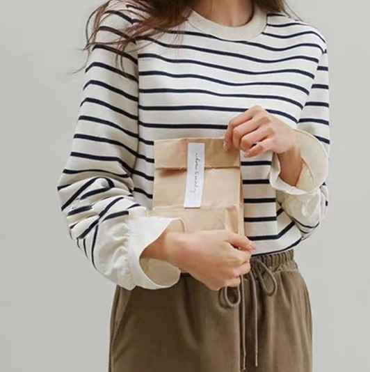 樂天商城 - レディース トップス ロンT カットソー 長袖 フリル袖 Uネック ラウンドネック かわいい 大人可愛い きれいめ シンプル カジュアル おしゃれ かっこいい レトロ こなれ感 ラフ メンズライク マニッシュ ガーリー 抜け感 ラブリー キュート ベーシック アメリカン