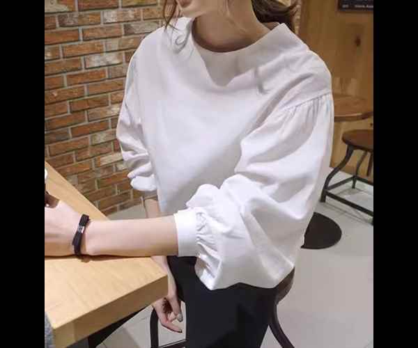 樂天商城 - レディース トップス シャツ Tシャツ ミドル丈 長袖 ラウンドネック ファスナー 大人可愛い シンプル カジュアル 上品 おしゃれ レトロ ラフ ボーイッシュ ルーズ クール エレガント ベーシック ナチュラル シック 無地 春 秋 ママ OL デート お出かけ 普段使い 着回し