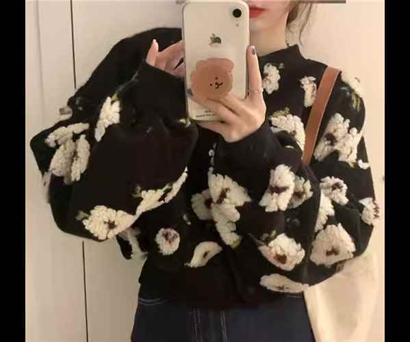 レディース ジャケット カーディガン コート ノーカラーコート ノーカラージャケット ショート クロップド丈 長袖 ラウンドネック 襟なし ノーカラー フェミニン 前開き ボタン かわいい 大人可愛い きれいめ カジュアル 上品 おしゃれ レトロ ガーリー ルーズ 花柄