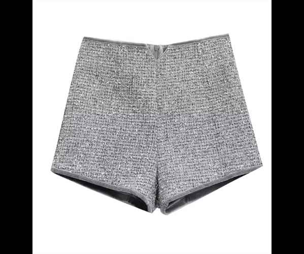 樂天商城 - レディース パンツ ボトムス ホットパンツ ショートパンツ ミニ ショート ファスナー ハイウエスト ラメ グリッター ツイード かわいい 大人可愛い シンプル カジュアル おしゃれ かっこいい ラフ ボーイッシュ クール エレガント キュート ラグジュアリー アクティブ