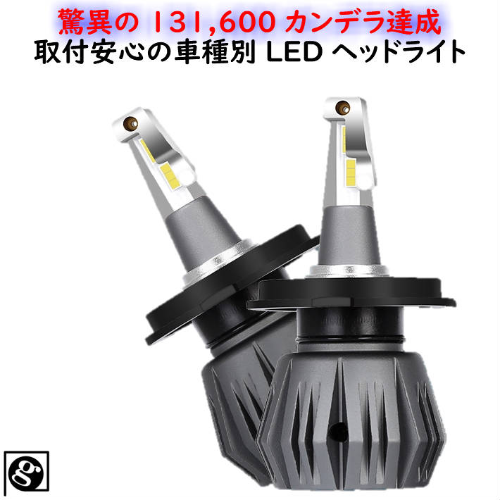 ＼買うなら今日お得／タイムセール3%offクーポン発行中 LEDヘッドライト H4 HI/Lo切替 安心の車種別設定 最高峰 驚異の131,600カンデラ パジェロイオ【PAJERO IO】 H6#W.7#W H14.9 ～ H15.9 H4 HI/Lo切替 車用 車検対応6000k 7200LM HID超えの発光量