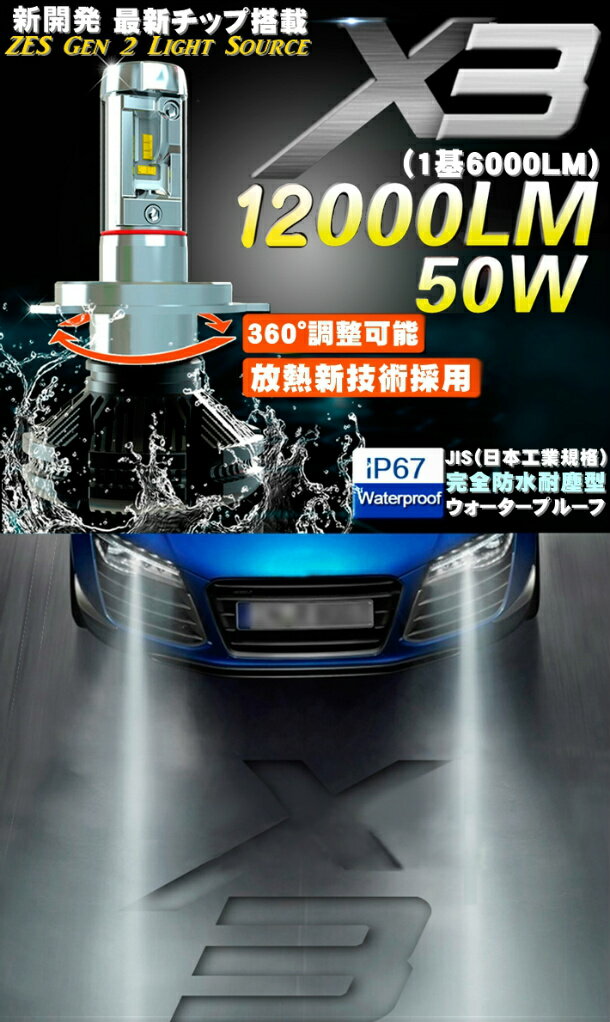 ＼激熱22%off／スーパーセール本日5時間限定 送料無料 X プリウス ZVW3# H23.12〜H29.02 H11 車種専用で簡単安心取付 クラス最強12000LM イエロー ブルー ホワイト 3色着替可能 LEDヘッドライト2個セット 新基準車検対応6500k 8000LM超え 安価な類似品にご注意