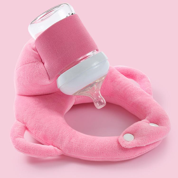 シンプル 授乳用 ピロー 乳児 哺乳瓶ホルダー 赤ちゃん セルフミルク クッション ...