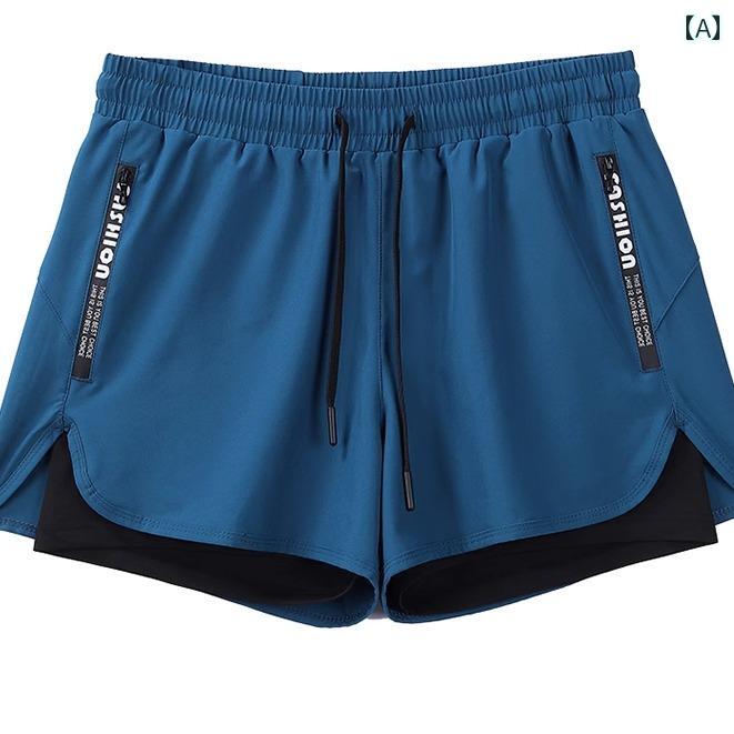 メンズ ショートパンツ トレーニング スポーツ ランニング ジム マラソン 陸上 速...
