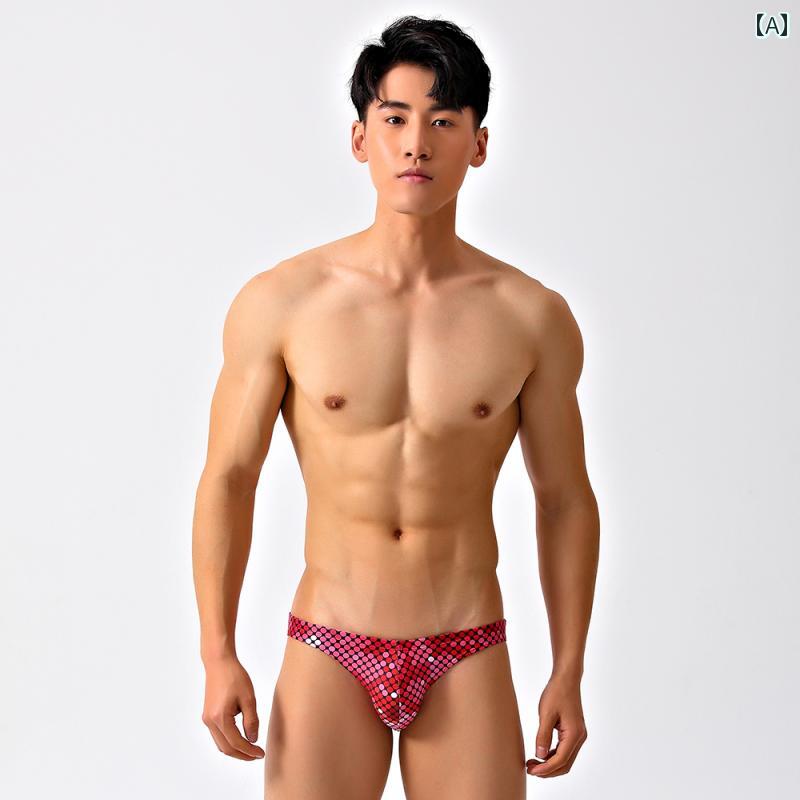 メンズ 水泳 パンツ ビキニ スイムウェア ブーメラン 海パン トライアングル セク...