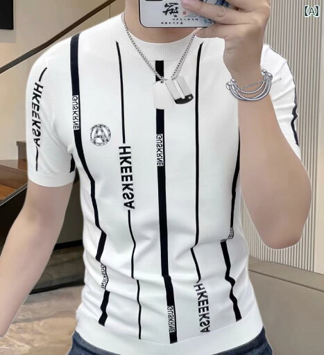 メンズ tシャツ スリム 夏 半袖 ファッション ラウンドネック 大きいサイズ 白 黒 タイト トップス メンズ tシャツ スリム 夏 半袖 ファッション ラウンドネック 大きいサイズ 白 黒 タイト トップス