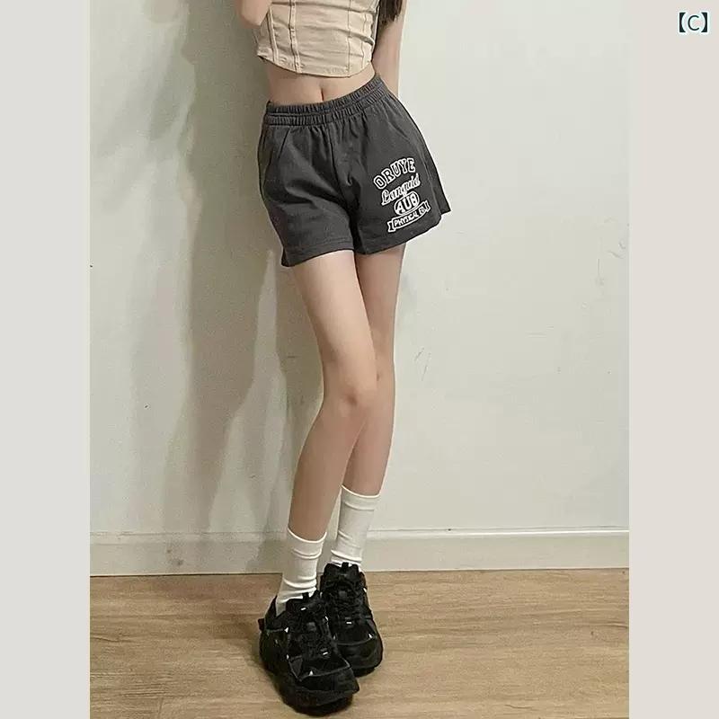 スウェット ハーフパンツ レディース ショート 短パン スポーツ リラックス ボトム...