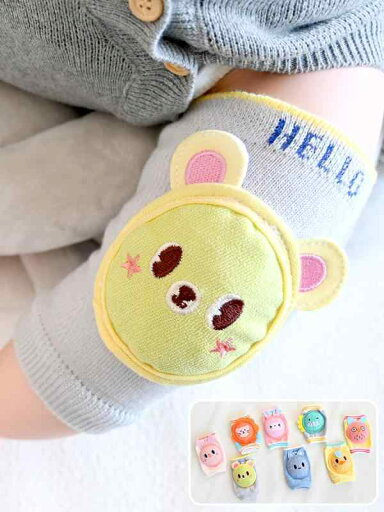 膝当て ベビー ニーパッド 赤ちゃん ひざ サポーター 春夏 薄手 ピンク グレー オレンジ 膝当て ベビー ニーパッド 赤ちゃん ひざ サポーター 春夏 薄手 ピンク グレー オレンジ