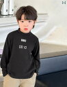 カットソー tシャツ キッズ 子供服 男の子 長袖 タートルネック 秋冬 ブラック ホワイト ブラウン ハイネック