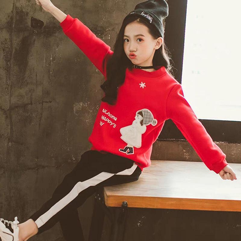 キッズ トレーナー 子供服 女の子 スウェット トップス 長袖 コットン 春秋 韓国 ロゴ 猫 ハート 裏起毛 暖かい ピンク パープル レッド