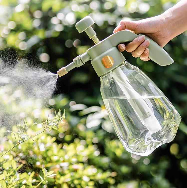 スプレーボトル アルコール対応 容器 水やり 家庭用 噴霧器 消毒 じょうろ イエロー グリーン