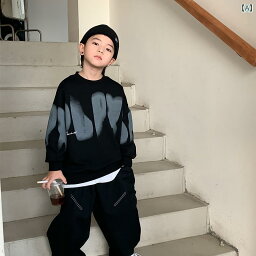 キッズ トレーナー 子供服 男の子 スウェット トップス セーター 春秋 長袖 プルオーバー ブラック グリーン ベージュ