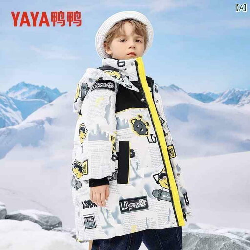 ダウンジャケット キッズ コート 子供服 アウター ファッション おしゃれ かわいい 男の子 プリント 厚手 秋冬 ホワイト ブラック ダウンジャケット キッズ コート 子供服 アウター ファッション おしゃれ かわいい 男の子 プリント 厚手 秋冬 ホワイト ブラック