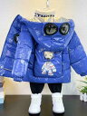 ダウンジャケット キッズ コート 子供服 アウター ファッション カジュアル 秋冬 ベビー 厚手 男の子 女の子 宇宙飛行士 フード レッド ブラック ホワイト