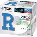 TDK f[^p CD-R 700MB 48X zCgv^u 20pbN CD-R80PWX20A