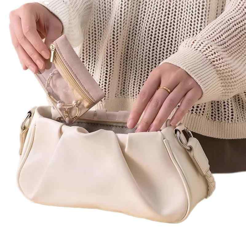 アクセサリーケース ベルベット調 高級感 密閉式 酸化防止 ジュエリー イヤリング リング ネックレス 小物収納 トラベルポーチ PVC素材 ソフト 無地 コン...