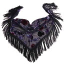 ベリーダンス レディース 衣装 フリンジ ヒップスカーフ タッセル飾り ナイロン 混紡 腰巻き ブラック 練習着 パフォーマンス用