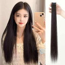 ウィッグ レディース 女性用 ワンタッチ 部分ウィッグ ヘアピース ロングストレート 軽量 薄手 自然 隠せる 増毛 ふんわり 目立たない クリップ式 耐熱性 人工毛 高品質ファイバー 地毛に馴染む 簡単装着 ボリュームアップ 普段使い