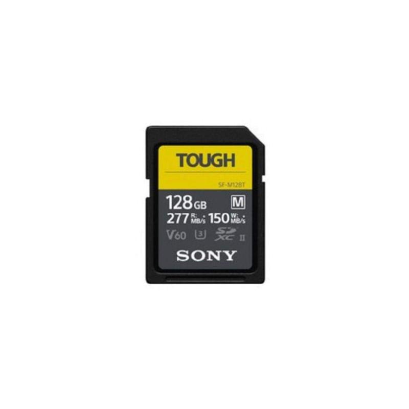 128GB SDXCJ[h SDJ[h ^tdl SONY \j[ UHS-II Tough MV[Y Class10 UHS-II U3 V60 4K R:277MB/s W:150MB/s COe[ SF-M128T/T1