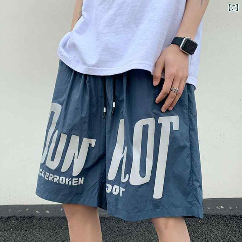 メンズ ハーフパンツ バスケットボール バスケ ショーツ スポーツ 短パン 夏 大きいサイズ 速乾 ティーンエイジャー レッド ブラック