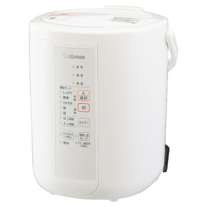 象印 象印マホービン(ZOJIRUSHI) 象印 加湿器 ベーシックタイプ 2.2L スチーム式 蒸気式 フィルター不要 お手入れ簡単 ホワイト EE-RR35-WA