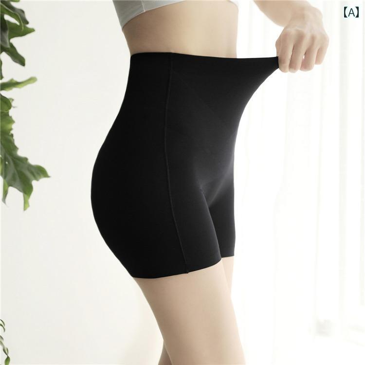 バイクショーツ 美脚 細見え スリムフィット トレーニング ヨガ レディース 夏 ハイウエスト お腹 コントロール ショーツ 露出防止 ブラック グレー ベージュ