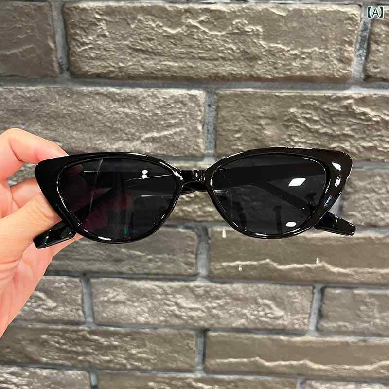 サングラス キャッツアイ おしゃれ レディース メンズ アメリカ シンプル ヒップホップ 紫外線対策 ブラック ベージュ ピンク