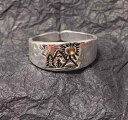 指輪 リング 太陽 レトロ シンプル サンセット フォレスト ツリー ムーン シルバー アクセサリー メンズ