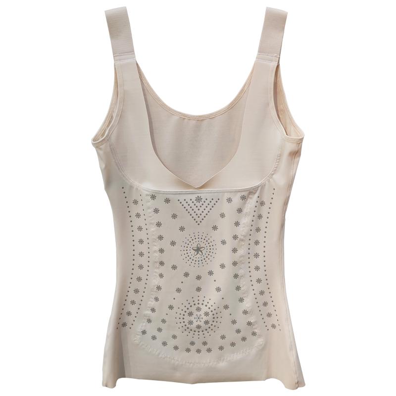 ボディシェイパー 引き締め 下着 コルセット レディース 夏 腹部 脂肪燃焼 上半身 薄手 シェイプアップ 黒 アプリコット