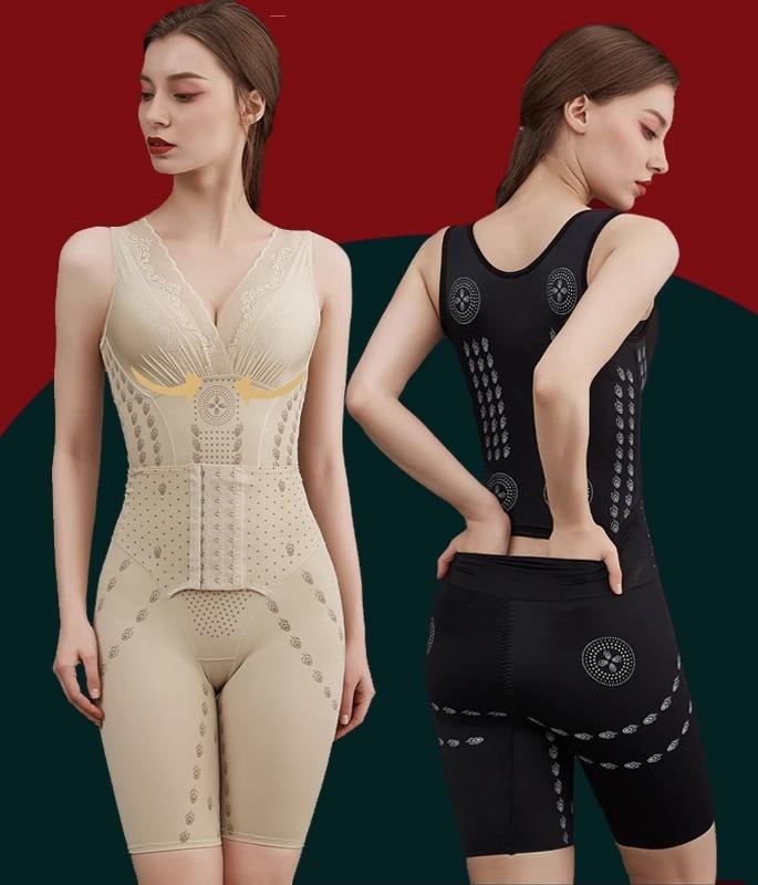ボディシェイパー 引き締め 下着 フィット コルセット レディース 産後 脂肪燃焼 お腹 くびれ 黒 ベージュ
