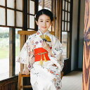 浴衣 着物 キッズ 子供 和風 お祭り 花火大会 女の子 衣装 シンプル 花柄 イエロー