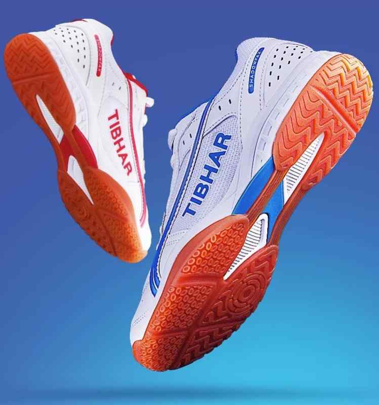 卓球 シューズ スポーツ トレーニング 滑りにくい プロ 競技 通気性 メンズ レディース ホワイト ブルー レッド