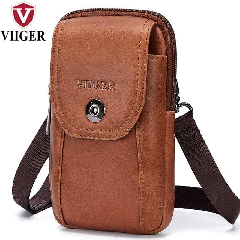 ベルトポーチ ヒップバッグ ウエストポーチ スマホ 鞄 携帯電話 メンズ 現場 革 ショルダー 黒 茶