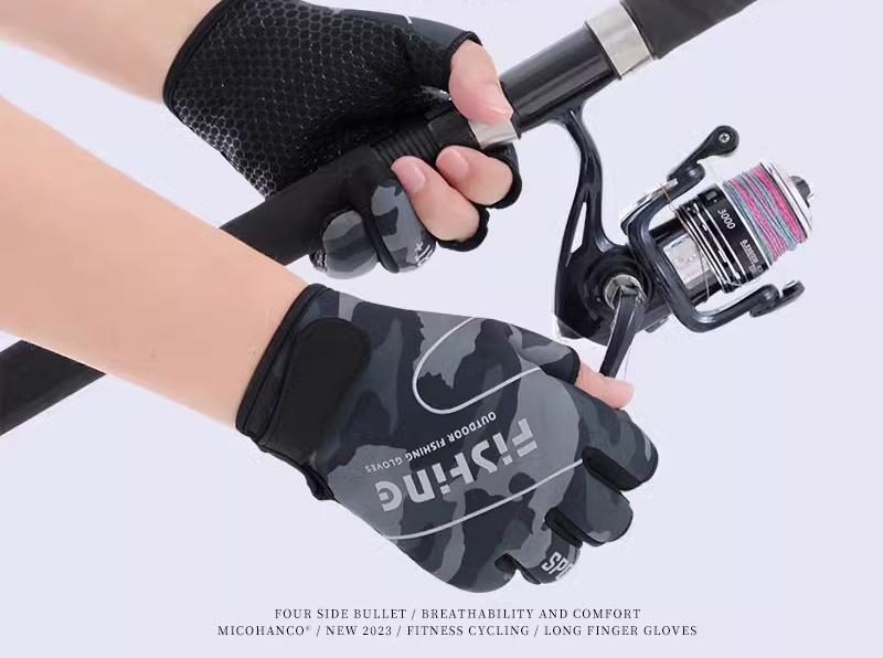 フィッシンググローブ 夏 釣り アウトドア 手袋 冬 暖かい メンズ フライノック 3本指 防水 滑り止め ..